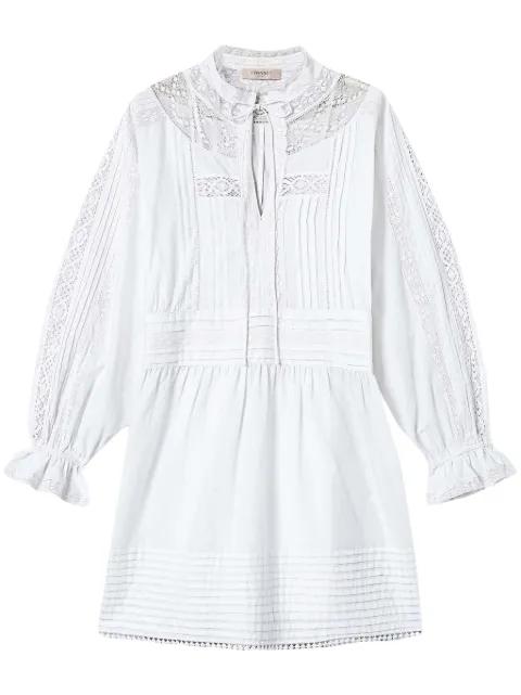 embroidered mini dress by TWINSET