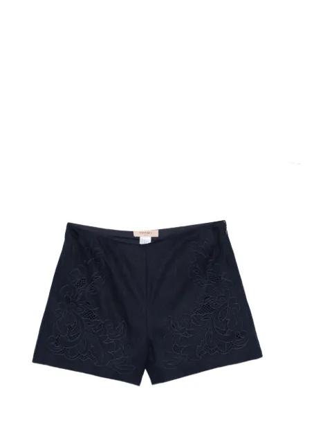 embroidered mini shorts by TWINSET