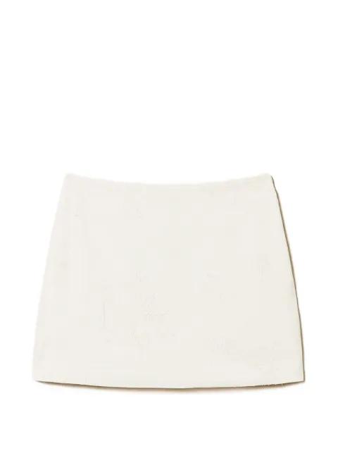 embroidered mini skirt by TWINSET