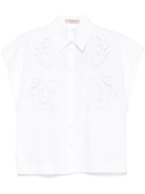 embroidered shirt by TWINSET