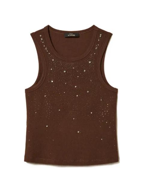 embroidered top by TWINSET