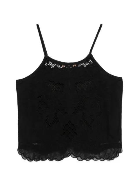 embroidered top by TWINSET