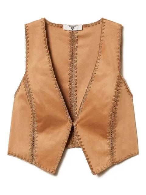 embroidered waistcoat by TWINSET