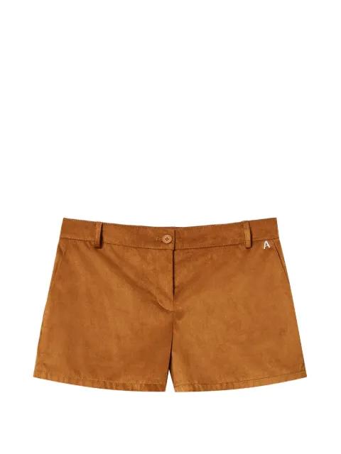 faux-suede mini shorts by TWINSET