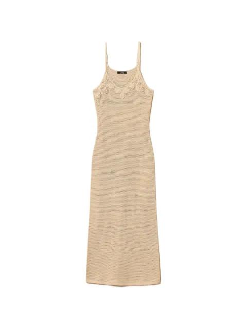 floral-appliqué dress by TWINSET