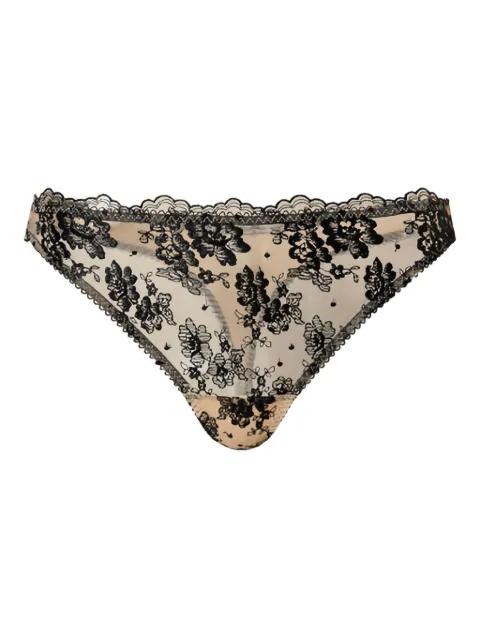 floral-embroidered briefs by TWINSET