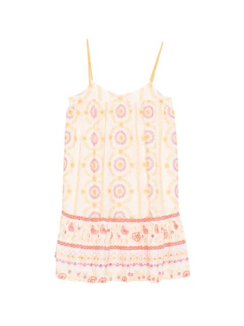 floral-embroidered mini dress by TWINSET