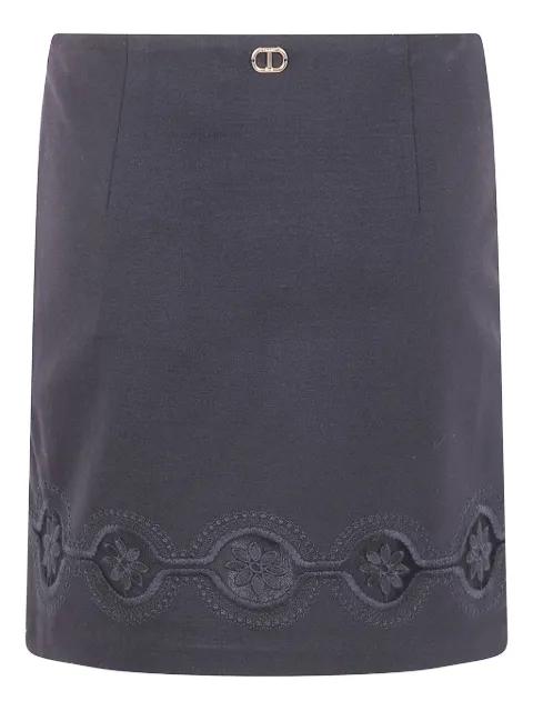 floral-embroidery skirt by TWINSET