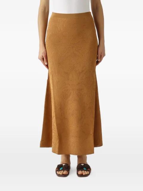 floral-jacquard knit skirt by TWINSET