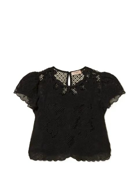 floral-lace blouse by TWINSET