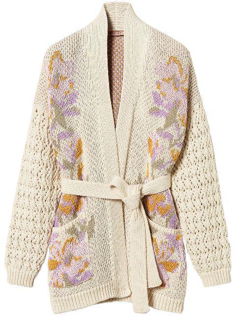 floral-motif cardigan by TWINSET