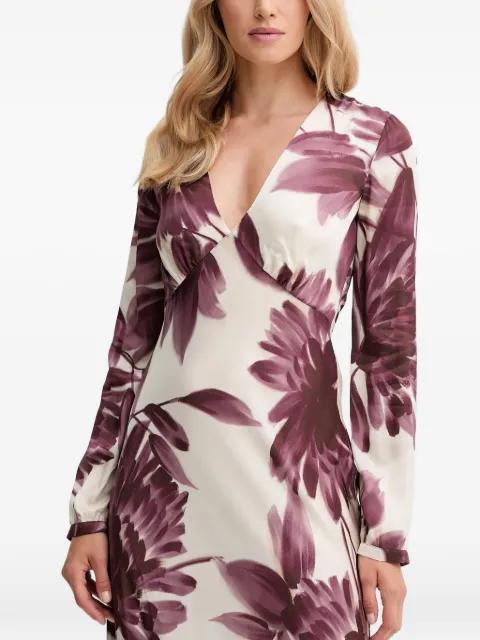 floral-pattern V-neck maxi dress by TWINSET