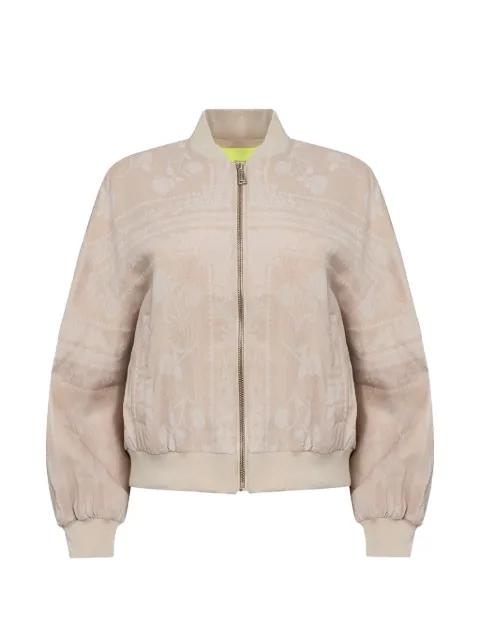 floral-print bomber jacket by TWINSET