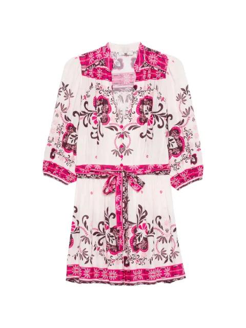 floral-print button-fastening midi  dress by TWINSET
