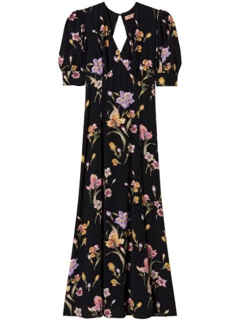 floral-print crepe dress by TWINSET