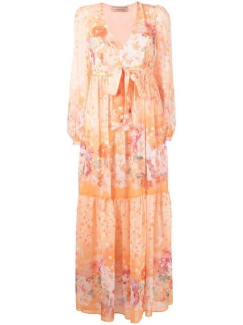 floral-print empire-line dress by TWINSET