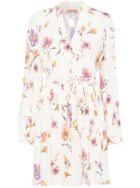 floral-print mini dress by TWINSET