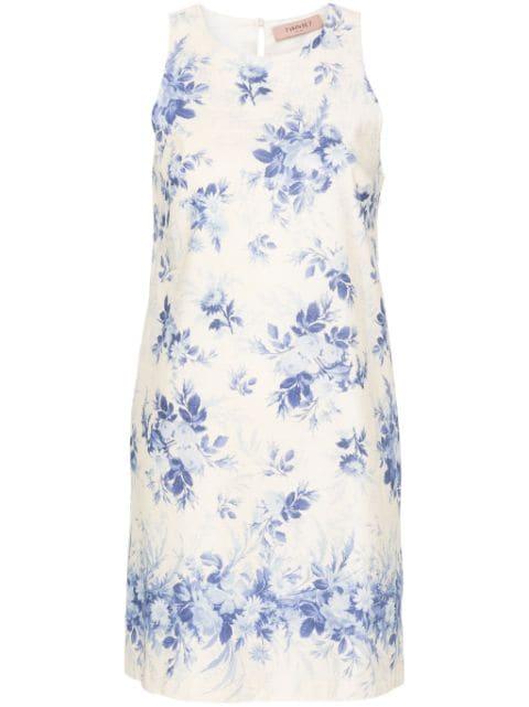 floral-print mini dress by TWINSET
