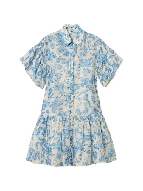floral-print shirt dress by TWINSET