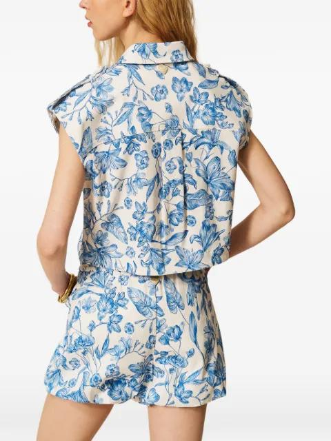 floral-print shorts by TWINSET