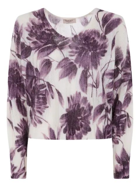 floral print sweater by TWINSET