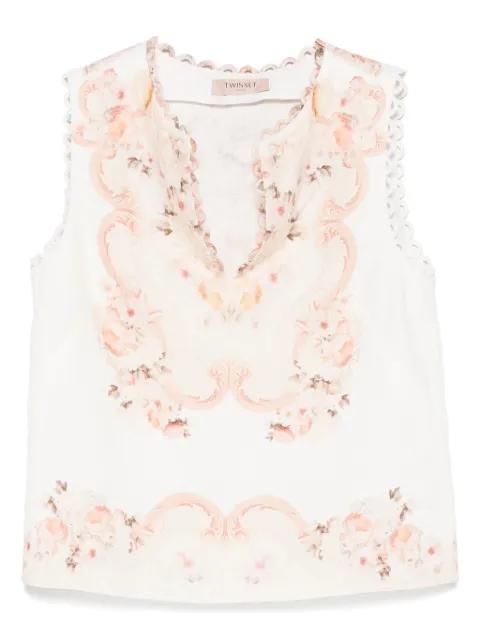 floral top by TWINSET