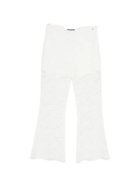flower-lace trousers by TWINSET