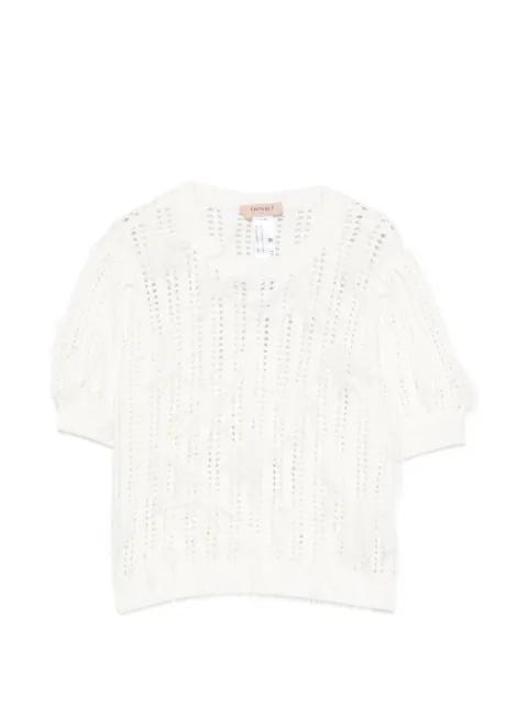 fringed knitwear by TWINSET