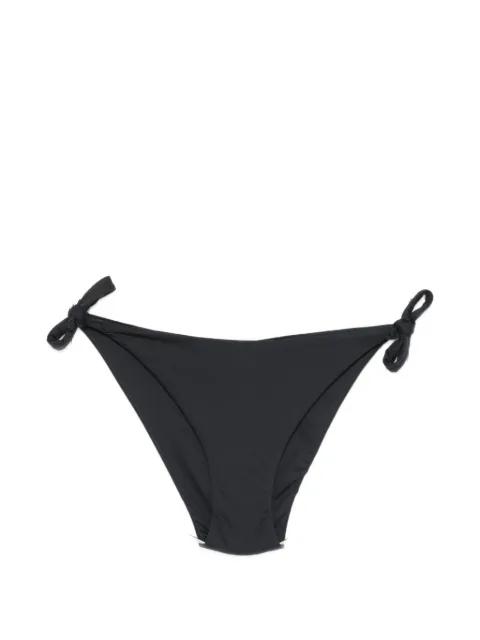 heart-plaque side-tie bikini bottoms by TWINSET