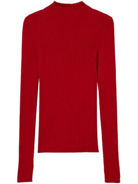 high-neck seamless sweater by TWINSET