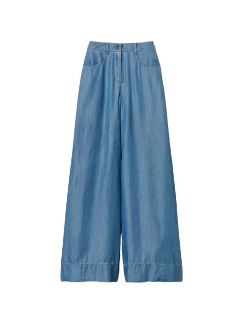 high-rise palazzo pants by TWINSET
