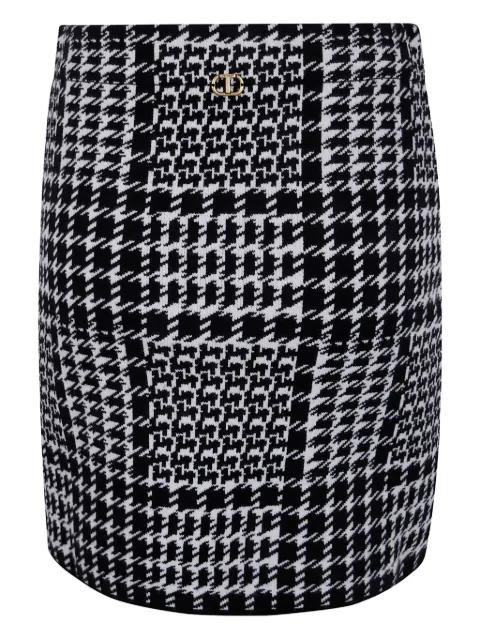houndstooth mini skirt by TWINSET