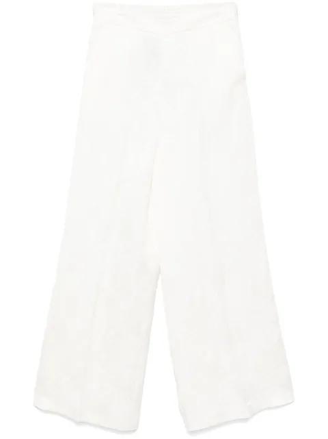 jacquard palazzo pants by TWINSET