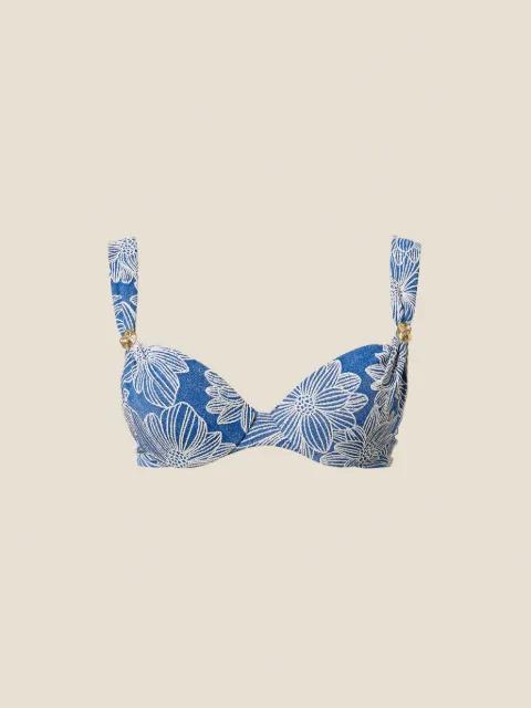 jacquard push-up bikini top by TWINSET