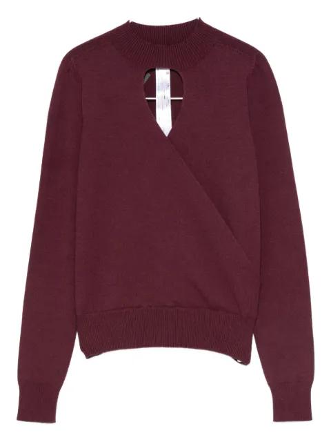 keyhole-neck sweater by TWINSET