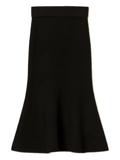 knit flared midi skirt by TWINSET