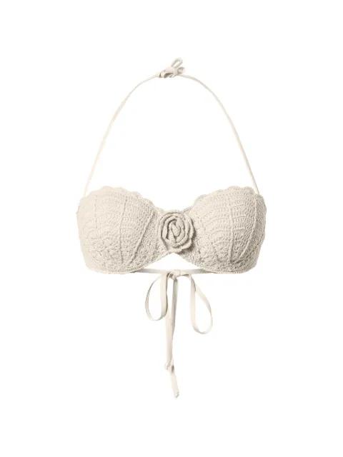 knitted flower bikini by TWINSET