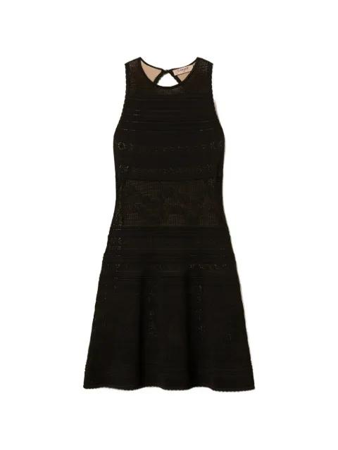 knitted open back dress by TWINSET