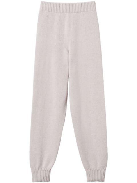 knitted track pants by TWINSET