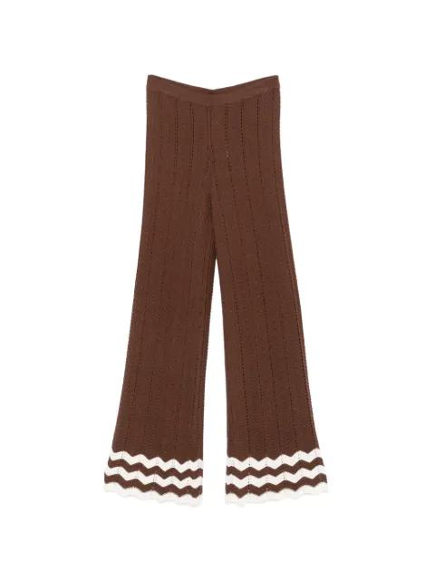 knitted trousers by TWINSET