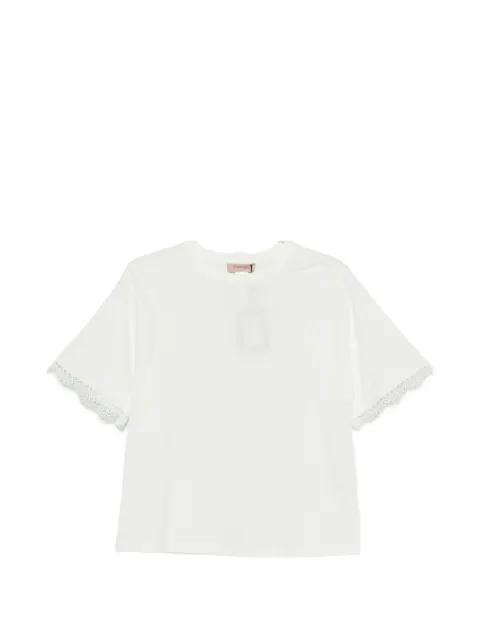 lace T-shirt by TWINSET