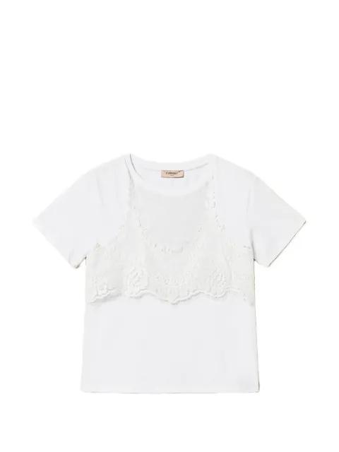 lace T-shirt by TWINSET