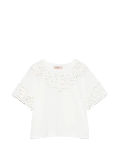 lace T-shirt by TWINSET