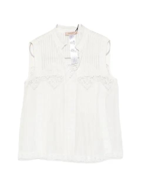 lace-detail blouse by TWINSET