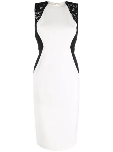 lace-detail sleeveless midi dress by TWINSET