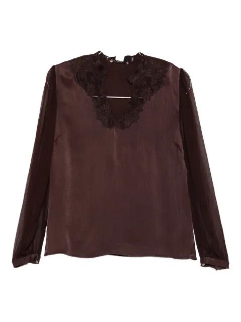 lace-detailing blouse by TWINSET