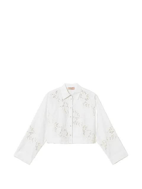 lace-details shirt by TWINSET