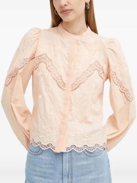 lace-embroidered blouse by TWINSET