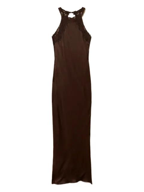 lace-insert maxi dress by TWINSET