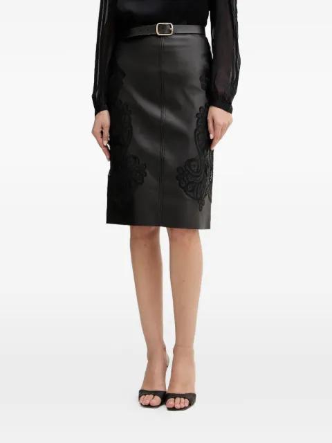 lace panel midi skirt by TWINSET